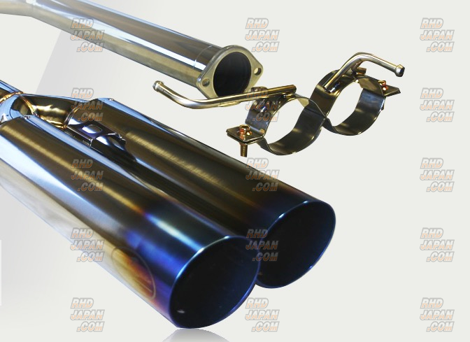 Reinhard #2 Dual Muffler Exhaust System Semi-Titanium Conform Type